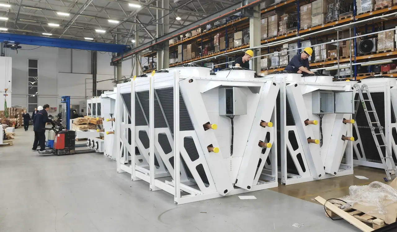 Heating pump ventilation