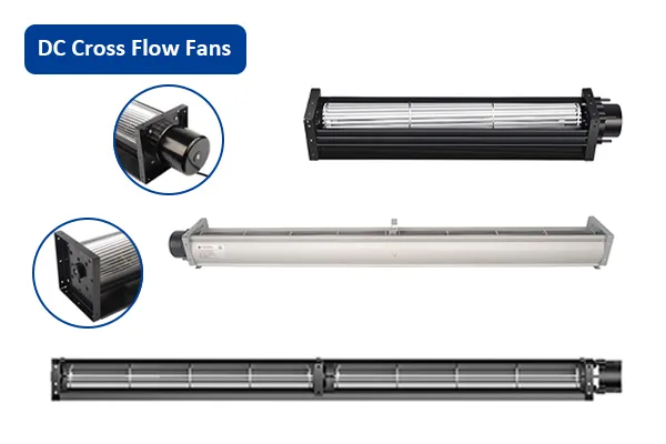 DC Cross Flow Fans