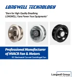 EC backward centrifugal fans
