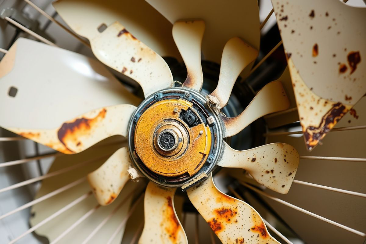 Rusty AC Fan Motor