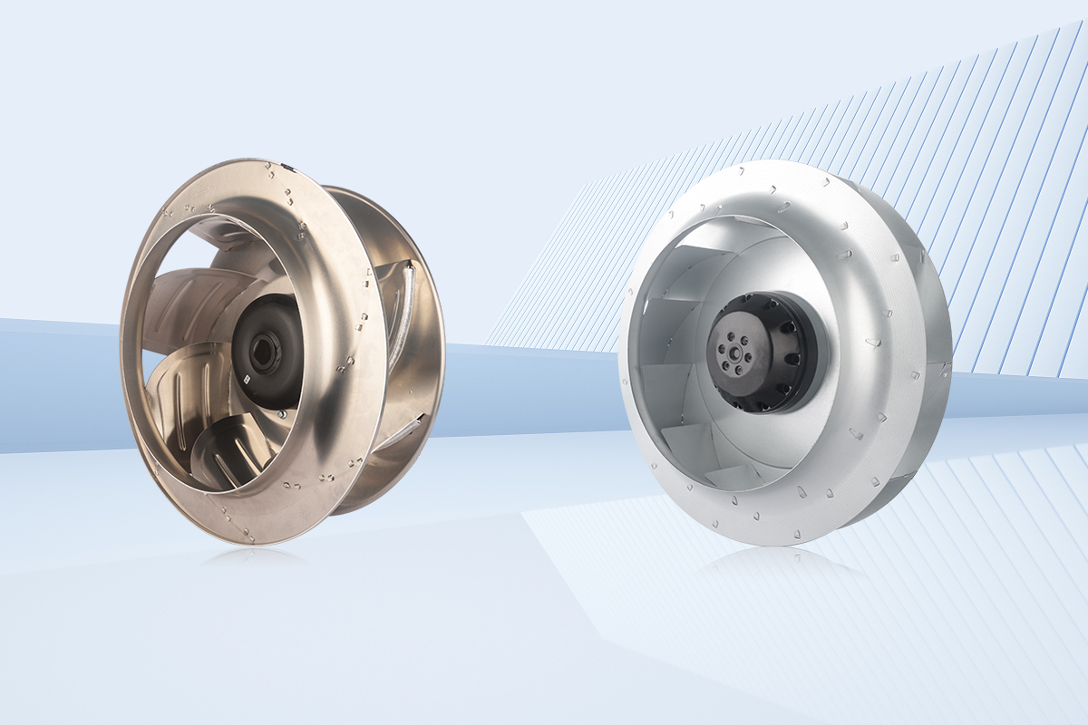 backward curved fans