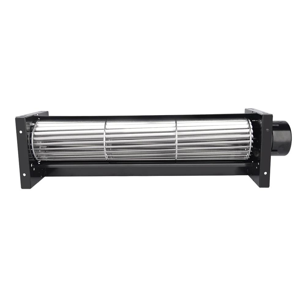 2025 Longwell Hot Sale DC Small Cross Flow Fan Blower 12v 24v Ball Bearing Motor with Aluminum Impellers