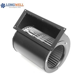 LONGWELL 120mm AC Dual Inlet Forward Centrifugal Blower with Ball Bearing 220V Duct Fan with Metal Impellers