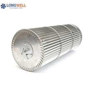 LONGWELL Aluminium Custom Cross Flow Fan Blade High Quality Air Conditioning Cross Flow Impeller