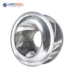LONGWELL Aluminum / Plastic / Galvanized Backward Curved Centrifugal Blower Fan Impeller Blades