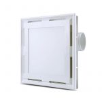 LONGWELL Custom 6 8 10 Inch Durable Plastic Exhaust Fan 110V/220V Bathroom Exhaust Fan with Light