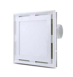 LONGWELL Custom 6 8 10 Inch Durable Plastic Exhaust Fan 110V/220V Bathroom Exhaust Fan with Light