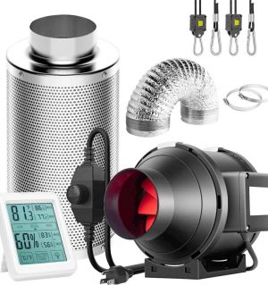 LONGWELL High Efficiency Activated Carbon Filter Cloth air Carbon Filter Roll Activated Charcoal Filter Duct Fan