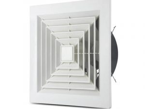 LONGWELL Hot Sale Household Plastic Wall Mounted Pipe Extractor Suction Bathroom Exhaust Ventilation Fan