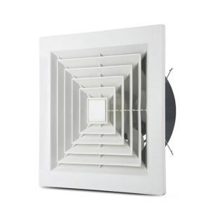 LONGWELL Hot Sale Household Plastic Wall Mounted Pipe Extractor Suction Bathroom Exhaust Ventilation Fan