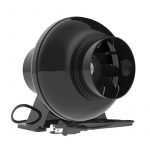 LONGWELL Hydroponic 4inch Ec Exhaust in Line Ventilation Duct Fan for Grow Tent , Greenhouse