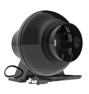 LONGWELL Hydroponic 4inch Ec Exhaust in Line Ventilation Duct Fan for Grow Tent , Greenhouse