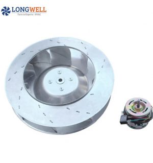 LONGWELL Internal Rotor Motor Backward Centrifugal Fan Impeller for FFU ,AHU,Ventilation Systems