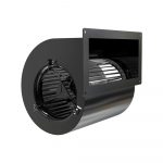 LONGWELL OEM Customizable 146mm Galvanised Sheet Steel DC Forward Curved Centrifugal Blower Ball Bearing Fan Blower