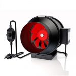 LONGWELL Ventilation Hydroponic Grow Room Fan 150 Radial Fan Suction Impeller Redial Blower Compact Centrifugal Fan