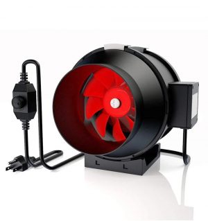 LONGWELL Ventilation Hydroponic Grow Room Fan 150 Radial Fan Suction Impeller Redial Blower Compact Centrifugal Fan