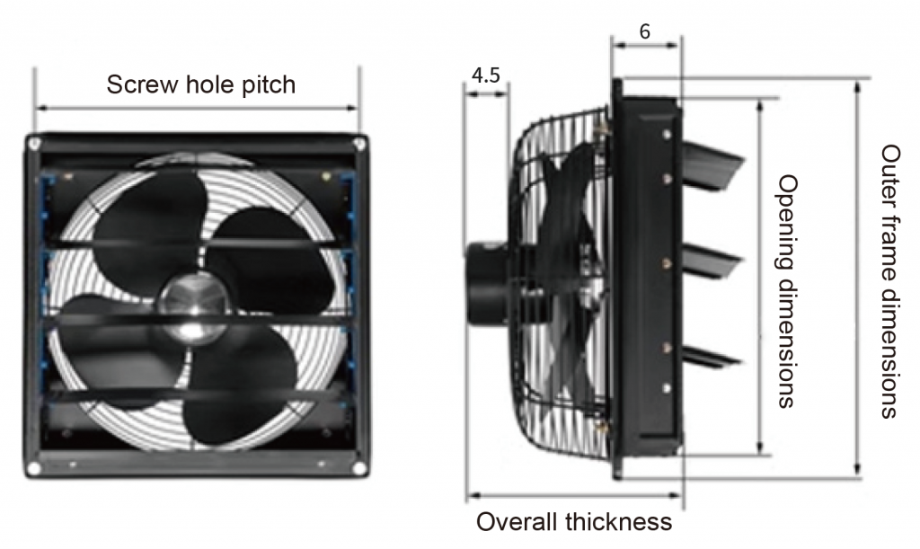 300(12")SM-141 Industrial Exhaust Fans