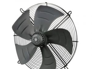 Plate Wall Mounted Exhaust Fan With Square Plate Industrial Axial Flow Fan AC 110 / 220 / 380V High Power Black FREE Standing LW