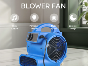 1/3HP 110V Air Mover Carpet Dryer High Pressure Cleaner Water Floor Blower Fan Cleaning Carpet Dryer