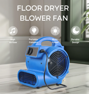 1/3HP 110V Air Mover Carpet Dryer High Pressure Cleaner Water Floor Blower Fan Cleaning Carpet Dryer