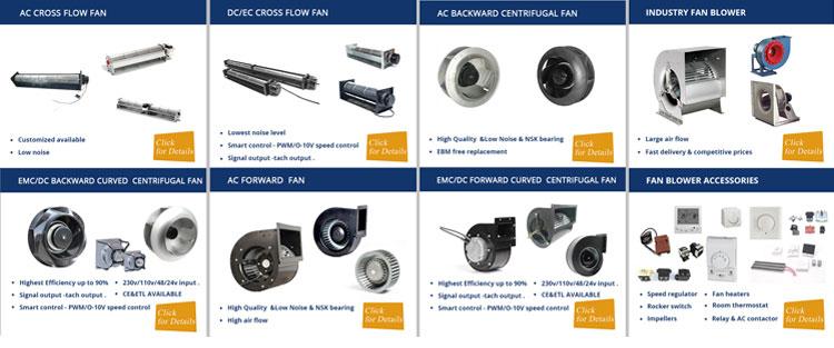  Plastic axial fan blades