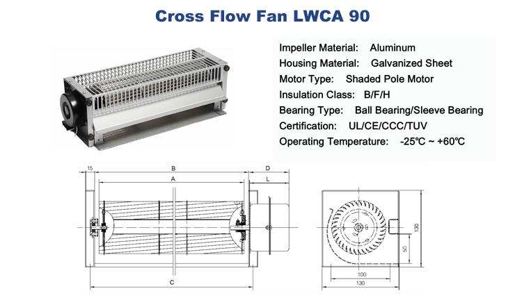 fb-9b cross flow fan
