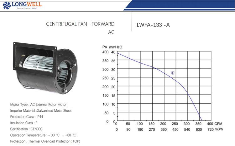 LWFA -133 Dual inlet