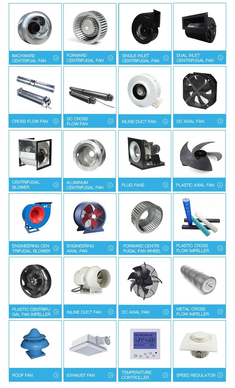  Plastic axial fan blades