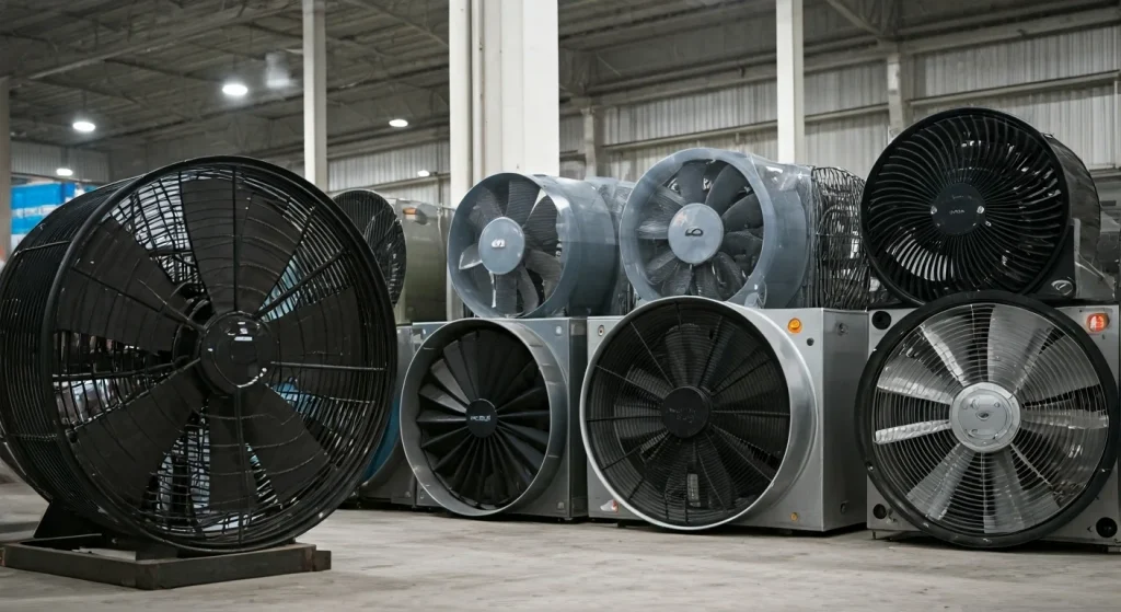 types of industrial fans