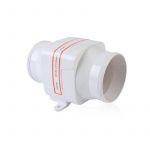 High-Performance Straight Tube Fan Anti-corrosion High Speed Air Exchange Duct Fan with Corrosion-Resistant ABS Plastic Shell