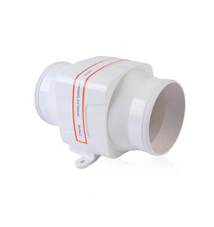 High-Performance Straight Tube Fan Anti-corrosion High Speed Air Exchange Duct Fan with Corrosion-Resistant ABS Plastic Shell