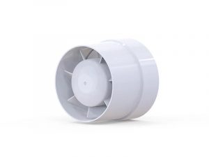 High-Quality PVC Duct Fan with Ball Bearing Motor and Safety Design Suitable for Duct Mount in Suspended Ceiling