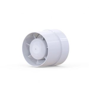 High-Quality PVC Duct Fan with Ball Bearing Motor and Safety Design Suitable for Duct Mount in Suspended Ceiling