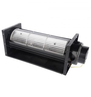 LONGWELL 110mm AC 230V Tangential Fan Ventilation Cooling Aluminium Alloy Blade Cross Flow Fan Blower for Oven Heating