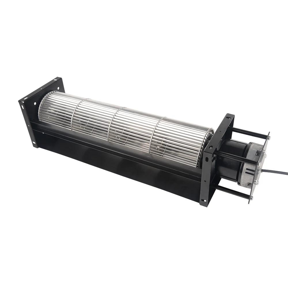 LONGWELL 120mm Cross Flow Fan EN 60335 Compliant EC Fireplace Ventilation Tangential Fan 2025 Price with PWM Control