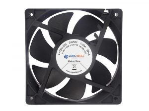 LONGWELL 120x120x25mm Plastic Axial Cooling Fan 12V 24V 48V DC Low Noise 12025 Ball Bearing for Computer