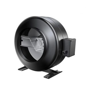 LONGWELL 150mm Metal Centrifugal Duct Fans Low Noise Kitchen Exhaust Fan Wholesale AC 230V Aluminum Blades for Farm DC 48V