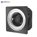 LONGWELL 175mm EC Motor 115v 220v 170W EC Backward Curved Centrifugal Fan with Bracket for AHU ,FFU ,air Exchanger