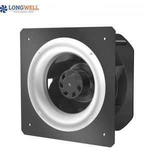 LONGWELL 175mm EC Motor 115v 220v 170W EC Backward Curved Centrifugal Fan with Bracket for AHU ,FFU ,air Exchanger