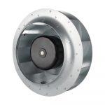 LONGWELL 250mm High Quality Centrifugal Fan DC 24V 48V Galvanised Sheet Steel DC Backward Curved Centrifugal Fan