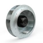 LONGWELL 280mm AC 115V 230V Low Noise High Pressure Centrifugal Fan Galvanised Sheet Steel Backward Centrifugal Fan