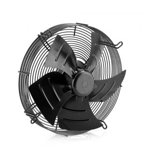 LONGWELL 300mm Electric Axial Flow Fan with EC Motorlastic Blades High Pressure 0~10V/PWM RS485 Ventilation for Cooling Heating
