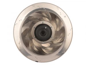 LONGWELL 355mm Aluminum Alloy DC 24V 48V BLDC 0~10V PWM DC Centrifugal Fan Impeller Radial Blower Fan