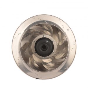 LONGWELL 355mm Aluminum Alloy DC 24V 48V BLDC 0~10V PWM DC Centrifugal Fan Impeller Radial Blower Fan
