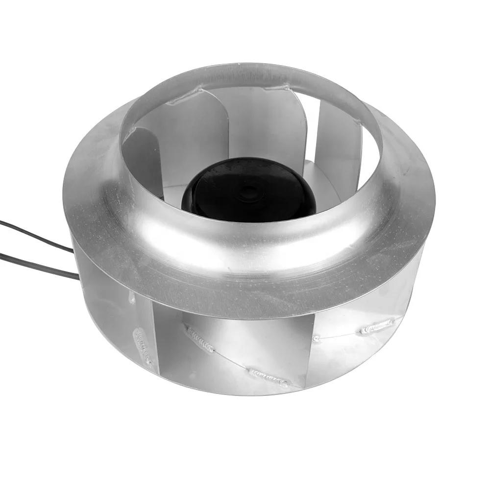 LONGWELL 355mm Customized High Air Flow Backward Curved Centrifugal Fans EC 230V 400V Centrifugal Fan for AHU