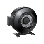 LONGWELL 4 Inch EC Inline Duct Fan Ec Ventilation Duct Inline Fan for Ventilation Grow Tent
