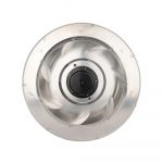 LONGWELL 450mm Radial AC 230v/400v Customizable External Rotor Motor Stainless Steel OEM Ec Centrifugal Cooling Fan for HVAC
