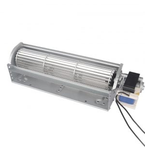 LONGWELL 45mm AC 230v Low Noise Aluminum Alloy Impeller Tangential Fan Blower Cross Flow Fan for Fireplace