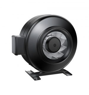 LONGWELL 5 Inch 125mm EC Inline Duct Fan Ec Axial Duct Inline Metal Fan for Ventilation Grow Tent