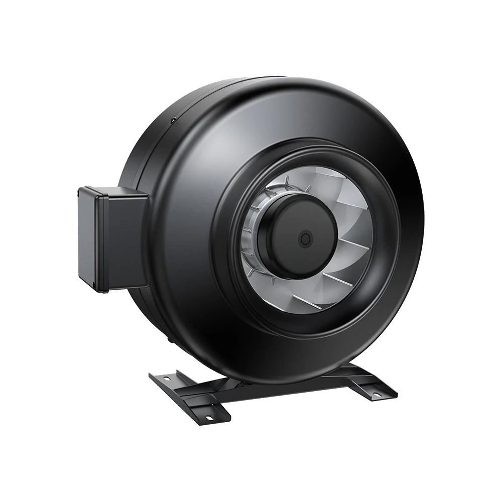 LONGWELL 5 Inch 125mm EC Inline Duct Fan Ec Axial Duct Inline Metal Fan for Ventilation Grow Tent